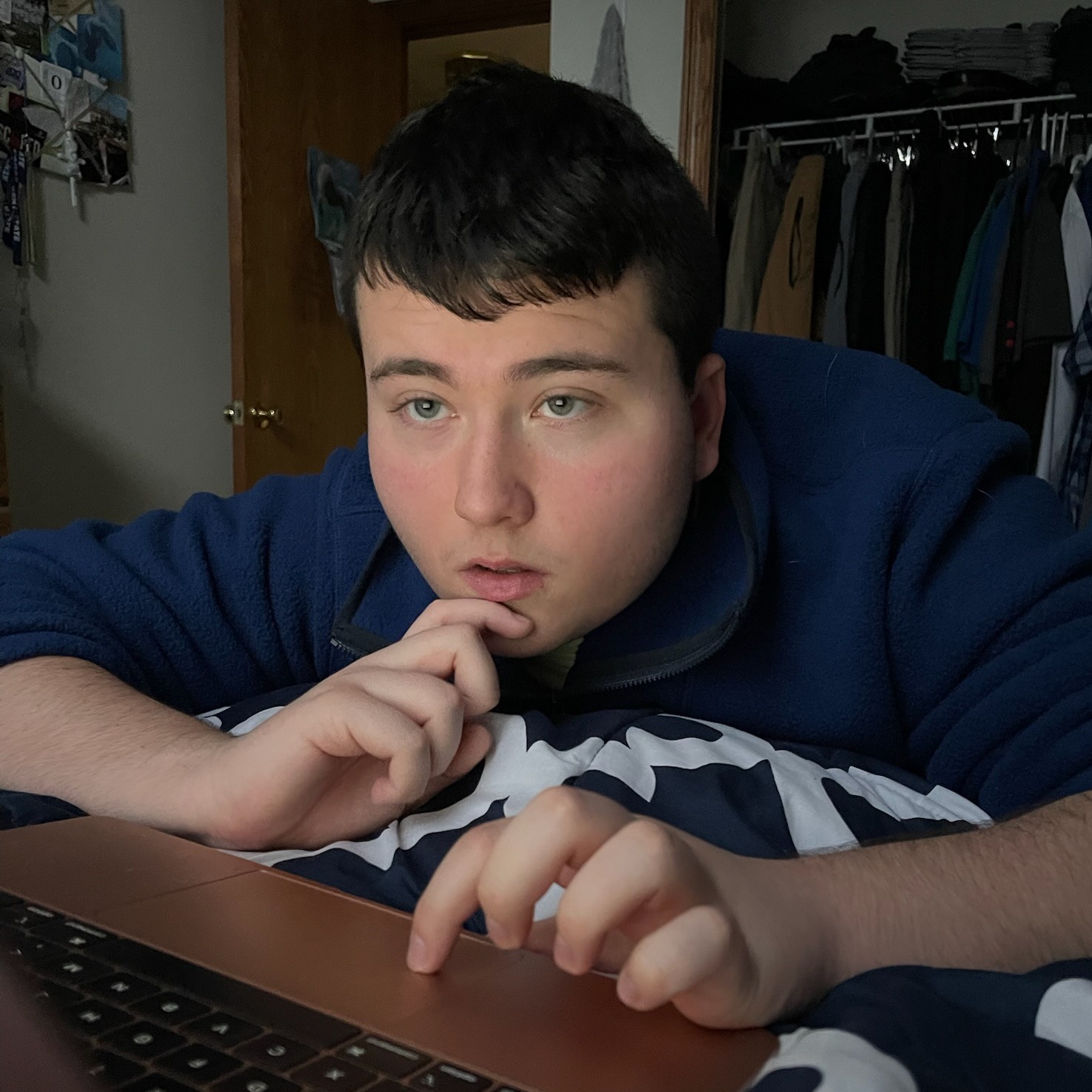 Seth coding on a laptop